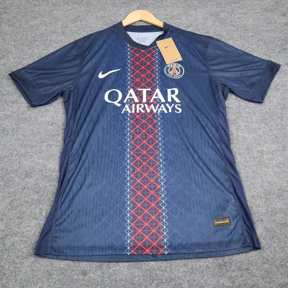 Khvicha Kvaratskhelia #7 Paris Saint Germain PSG Nike Dri-Fit Adv Home Jersey - Picture 2 of 15